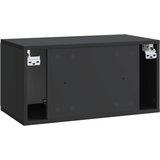TV ormar za zid 59,5 x 31 x 30 cm Crna Konstruirano drvo | Eponuda.com