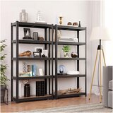 Songmics Regal 5 delni, (150 x 75 x 30 cm), črno rjav | Shoptok.si