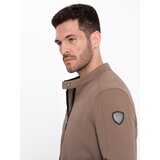 Ombre Men's BIKER jacket in structured fabric - light brown | Eponuda.ba