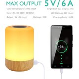 TAIPOW LED namizna svetilka s 4 USB priključki | Shoptok.si
