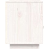  Nočna omarica bela 40x34x55 cm trdna borovina, (20602517) | Shoptok.si