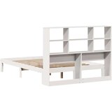 vidaXL Krevet s regalom z knjige bez madraca bijeli 140x200cm borovina | shoptok.hr