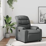 Maison Chic Počivalnik - Relax naslanjač sivo umetno usnje, (22040297) | Shoptok.si