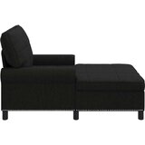 Ležaljka s jastukom Crna 91 x 157 x 91 cm tkanina | shoptok.hr