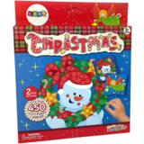 KIT DIY Coloured Mosaic Christmas Glue-On Snowman Angel | shoptok.hr