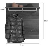 MID.YOU Garderobni Panel Scout, Siva | Shoptok.si