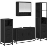 vidaXL Komplet pohištva za kopalnico s predalom 3 pcs Umetni hrast, (5000092905) | Shoptok.si