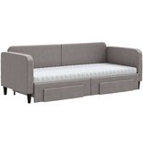  Dnevni krevet na razvlačenje smeđesivi 80 x 200 cm od tkanine | shoptok.hr