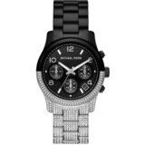 Michael Kors Ročna ura Runway MK7433 Black/Silver | Shoptok.si