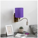  Brilagi - LED zidna lampa NUBILA 1xE27/25W/230V + LED/3W mesing/ljubičasta | Eponuda.com