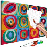  Slika za samostalno slikanje - Colourful Rings 60x40 Cijene