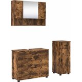  Set namještaja za kupaonicu 3 kom. Dimljeni hrast Smeđa 76,5 x 35 x 64 cm | shoptok.hr