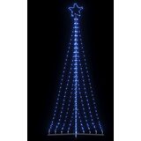 vidaXL LED božićno drvce 447 LED dioda plavo 249 cm | shoptok.hr