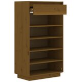 Ormarić za cipele boja meda 60 x 34 x 105 cm masivna borovina | shoptok.hr