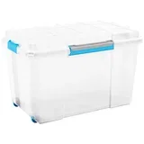 Zaboj za shranjevanje s kolesci KIS Scuba Box XL (73,5 x 44,5 x 46 cm, 110 l, prozoren, vodoodporen)