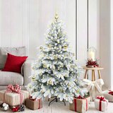  Umjetno božićno drvce s stalakom Bijelo 150 cm PE i PVC | shoptok.hr