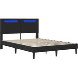  Krevetna konstrukcija Crna 120 x 200 cm Umjetna koža | shoptok.hr