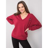 RUE PARIS Sweatshirt-RV-BL-7370.78P-burgundy | Shoptok.si