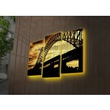 Wallity Set slika sa LED osvetljenjem 3PATDACT-16, 3 Dela | Eponuda.com