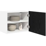 vidaXL Viseča omarica Riga 2 pcs Črni hrast in bela 50 x 31 x 40 cm | Shoptok.si