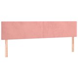 Maison Chic Posteljno vzglavje - Vzglavna omarica 2 kosa roza 90x5x78/88 cm žamet, (22077460) Cene