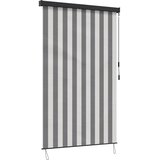 Rolo zavjesa Antracit i bijelo 180 x 250 cm Tkanina i aluminij | shoptok.hr