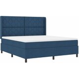  Krevet s opruga kutije s jastukom Plava 200 x 180 cm tkanina | shoptok.hr