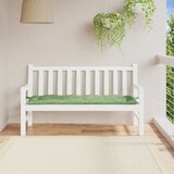  Jastuk za vrtnu klupu uzorak lišća 150x50x7 cm tkanina Oxford | shoptok.hr