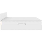  Krevet S LED lampica s pohranom Svijetlo siva 200 x 200 cm PVC | shoptok.hr