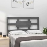  Uzglavlje za krevet sivo 105 5 x 4 x 100 cm od masivne borovine Cijene