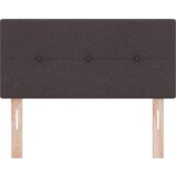  LED Uzglavlje s dugmadi tamnosmeđe 80 cm tkanina | shoptok.hr