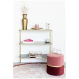 White Label Črn/v zlati barvi kovinski regal 80x89x35 cm Liah – | Shoptok.si