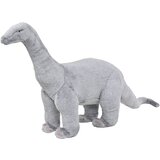 vidaXL Stojeća plišana igračka dinosaur brachiosaur sivi XXL | shoptok.hr