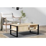 Hanah home Orta Klub sto, 100x60x44cm, Krem-crni | Eponuda.ba
