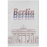  Slika - Berlin in Watercolours (1 Part) Vertical 20x30 Akustična | shoptok.hr