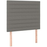vidaXL Krevet s oprugama i madracem tamnosivi 100 x 200 cm od tkanine | shoptok.hr