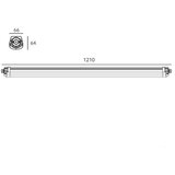  LED tehnička linearna svetiljka LUMEXO LED/36W/230V 4000K IP65 121 cm | Eponuda.com