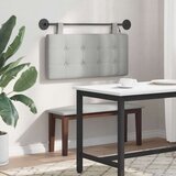 Viseće uzglavlje kreveta S LED svjetlom Oblačnosiva Tkanina | shoptok.hr