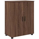 vidaXL Komplet pohištva za kopalnico s predalom 4 pcs Rjavi hrast | Shoptok.si