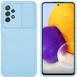 Cadorabo Ohišje, združljiv s Samsungom v Bonbon Light Blue - Zaščitni pokrov iz fleksibilnega silikona TPU in z zaščito pred kamero, (20593524) Cene