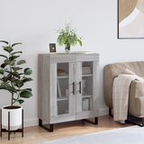 The Living Store Komoda siva sonoma 69,5x34x90 cm inženirski les - Komoda, (21663301) Cene