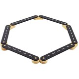 MeowBaby Crna senzorna staza od borovine 10x408x5 cm Montessori - | shoptok.hr