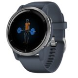 Garmin Venu 2 sportski sat, granit plavi/srebrni | shoptok.hr
