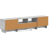  5-dijelni LED TV ormarić Betonska siva Konstruirano drvo - Betonska siva 81 cm | shoptok.hr