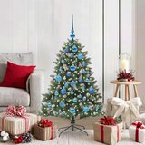  Umjetno božićno drvce Zelena 120 cm PVC, Plastika i Čelik | shoptok.hr