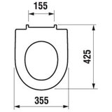 Jika H8933853000001 Lyra Plus WC deska s počasnim zapiranjem "Soft Close" | Shoptok.si