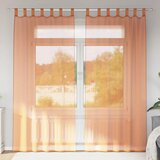 Voile zavjese s petljama 2 kom terakota 140x225 cm | shoptok.hr