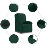  Električni naslonjač na podizanje tamnozeleni baršunasti | shoptok.hr