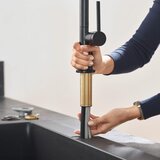 Hansgrohe 72842670 Talis M54 EcoSmart 2jet vrtljiva izvlečna kuhinjska armatura | Shoptok.si