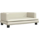 vidaXL Dječja fotelja krem 80 x 45 x 30 cm Umjetna koža | shoptok.hr